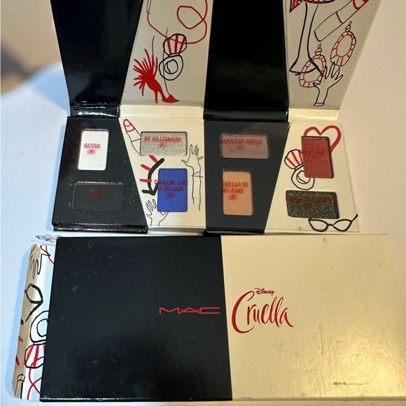 MAC Disney Cruella 2021 Eye Shadow palette Cruella To Be Kind Limited Edition - Picture 1 of 3